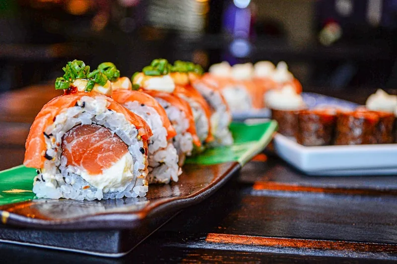 Sushi World featured food
